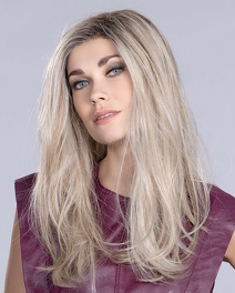 Peruka syntetyczna termoodporna perłowy blond z odrostem VITA MONO PART # pearlblonde/rooted