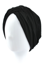 Turban o unikalnym fasonie czarny MALMO # TL12*