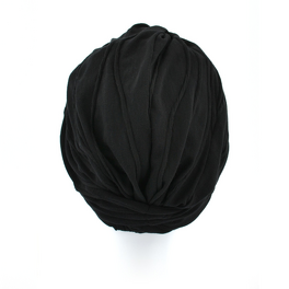 Turban o unikalnym fasonie czarny MALMO # TL12*