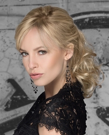 Treska z falowanego włosa syntetycznego jasny blond SPUMANTE 28cm # light blonde*